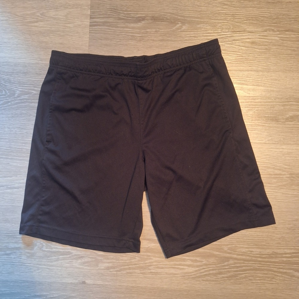 Russell Athletic Black Gym Shorts Elastic Waist Size Small